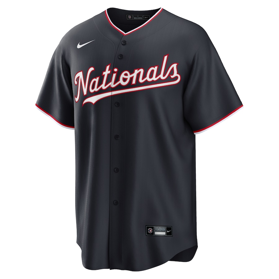 Men's Washington Nationals Dylan Crews Nike Navy Alternate Replica Jersey