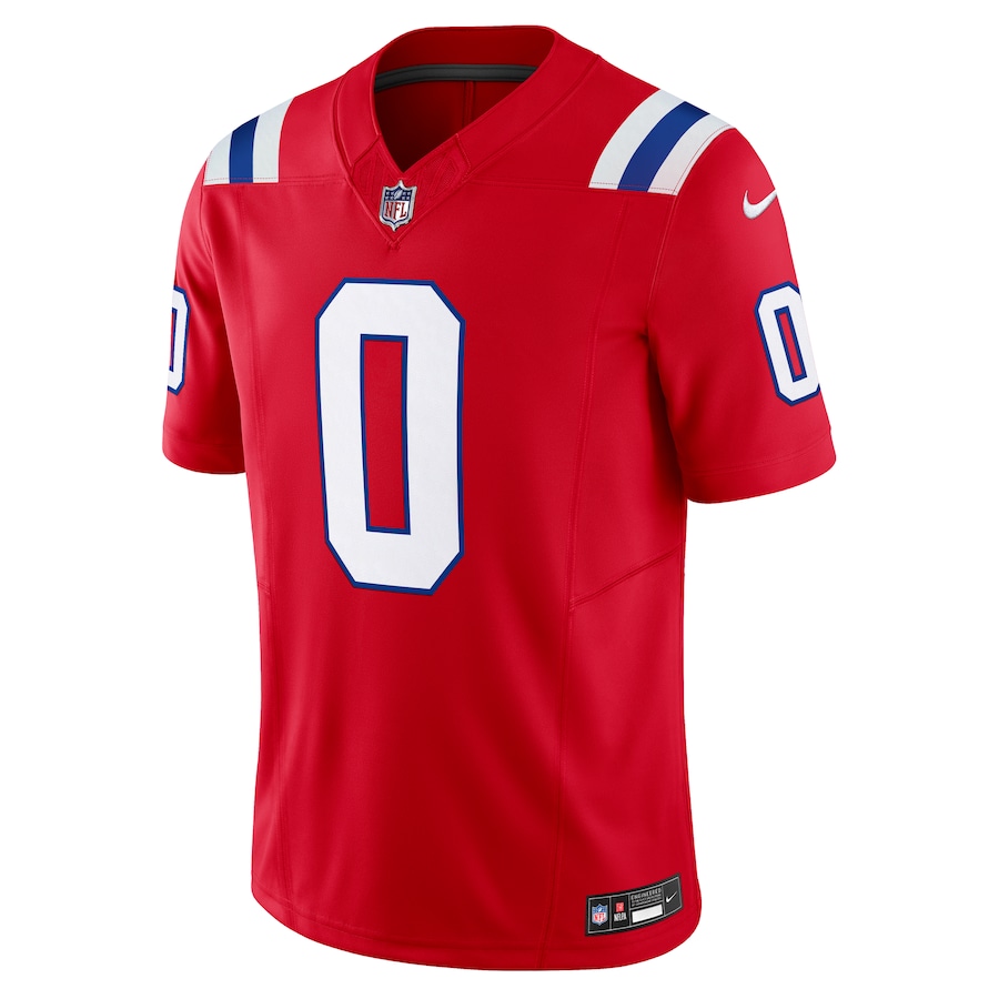 Men's New England Patriots Christian Gonzalez Nike Red Alternate Vapor F.U.S.E. Limited Jersey
