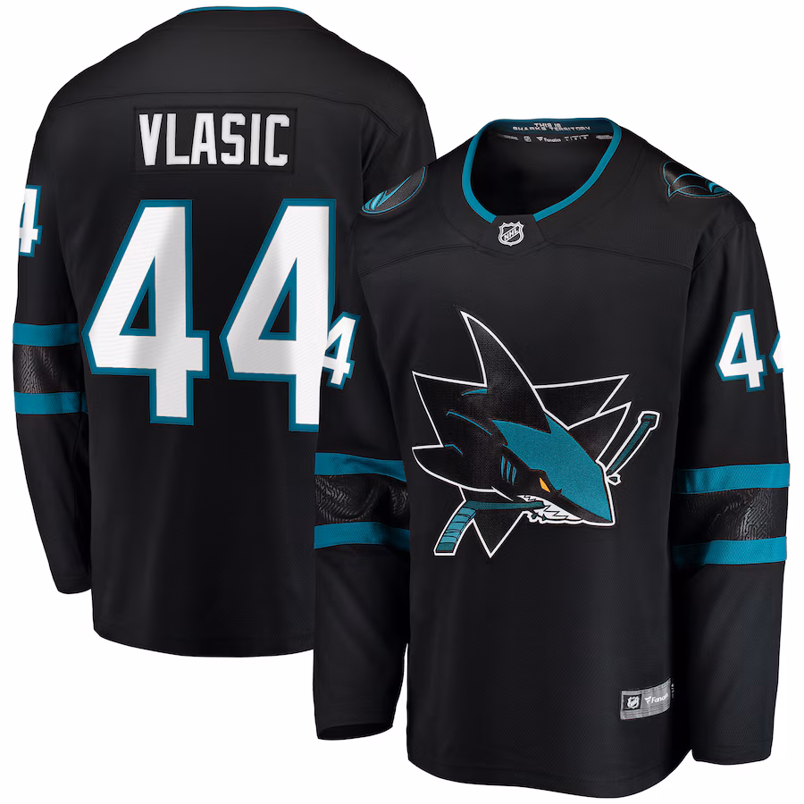 Marc-Edouard Vlasic San Jose Sharks Fanatics Premier Breakaway Player Jersey - Black