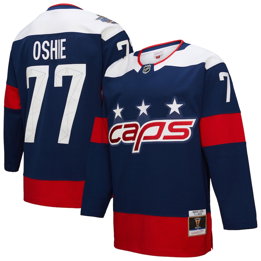 TJ Oshie Washington Capitals Mitchell & Ness Power Play Jersey - Navy