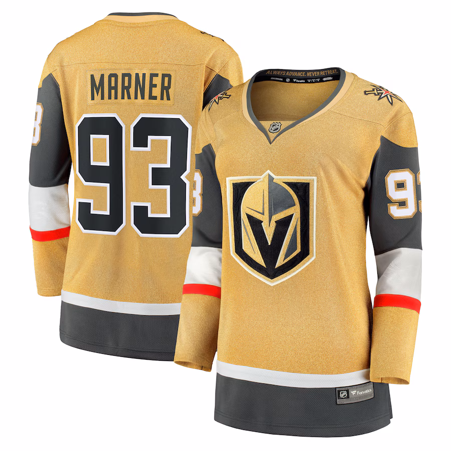 Mitch Marner Vegas Golden Knights Fanatics Women's Home Breakaway Jersey - Gold