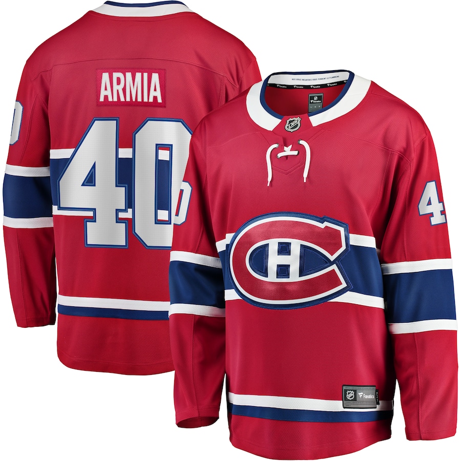 Joel Armia Montreal Canadiens Fanatics Home Breakaway Player Jersey - Red