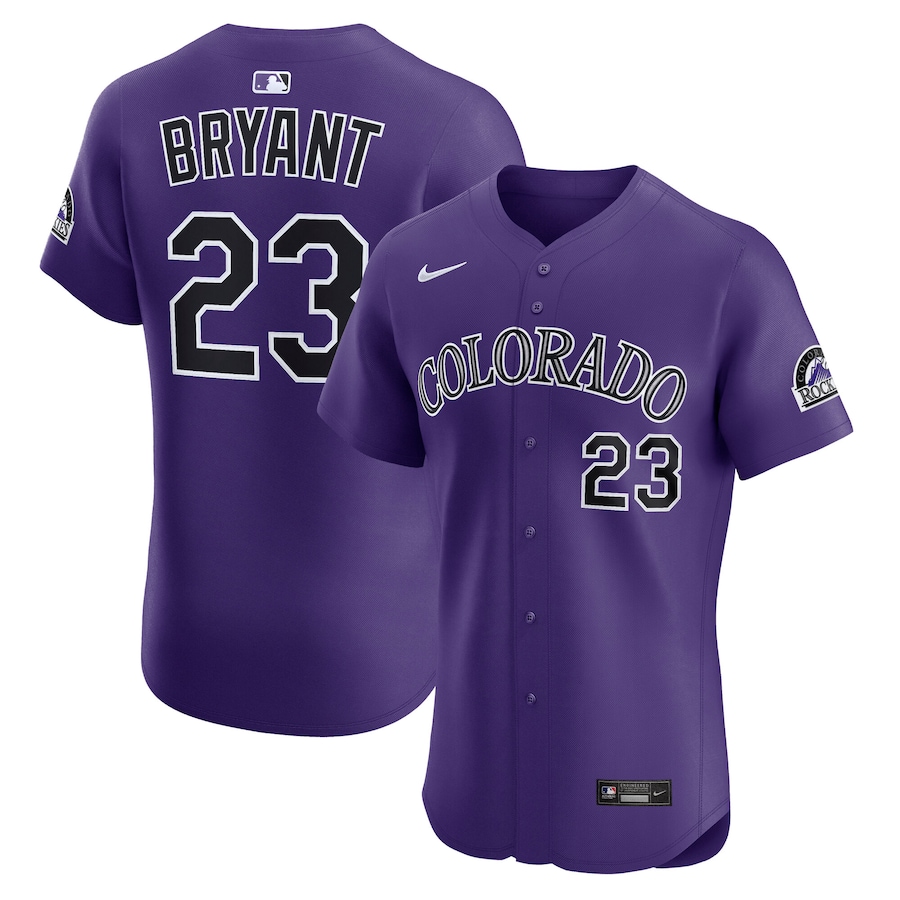 Kris Bryant Colorado Rockies Nike Alternate Elite Player Jersey - Purple