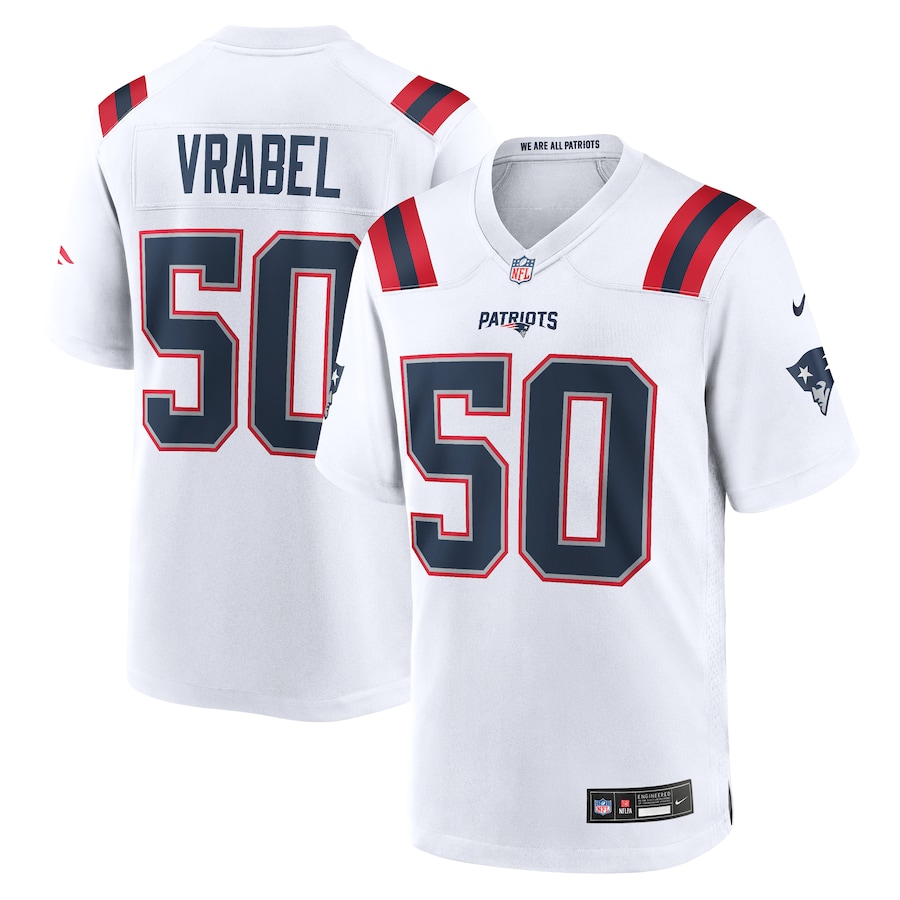 Mike Vrabel New England Patriots Nike Retired Player Game Jersey - White