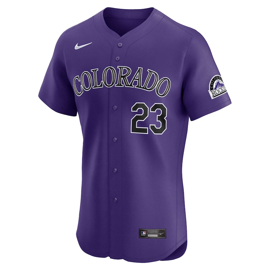 Kris Bryant Colorado Rockies Nike Alternate Elite Player Jersey - Purple