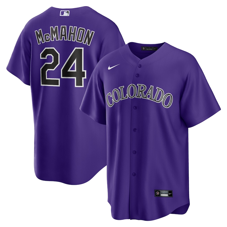 Ryan McMahon Colorado Rockies Nike Alternate Replica Player Jersey - Purple