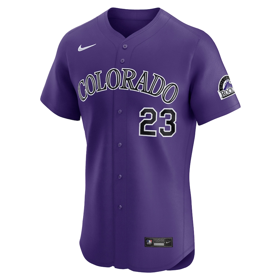 Kris Bryant Colorado Rockies Nike Alternate Elite Player Jersey - Purple