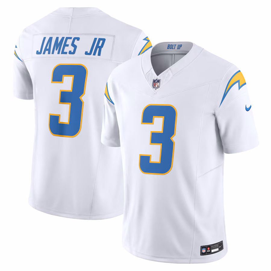 Men's Los Angeles Chargers Derwin James Jr. Nike White Vapor F.U.S.E. Limited Jersey