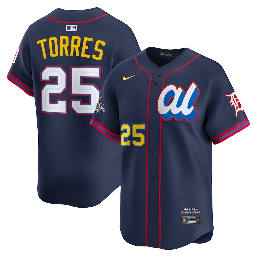 Gleyber Torres American League Nike 2025 All-Star Edition Limited Player Jersey - Navy