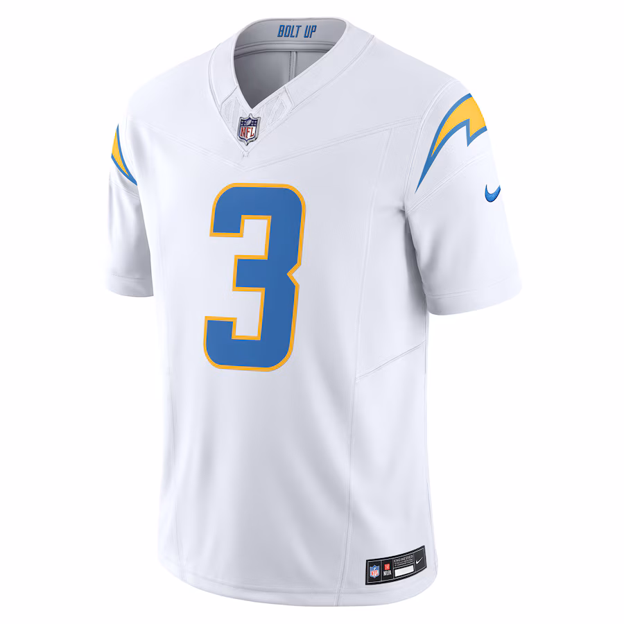 Men's Los Angeles Chargers Derwin James Jr. Nike White Vapor F.U.S.E. Limited Jersey